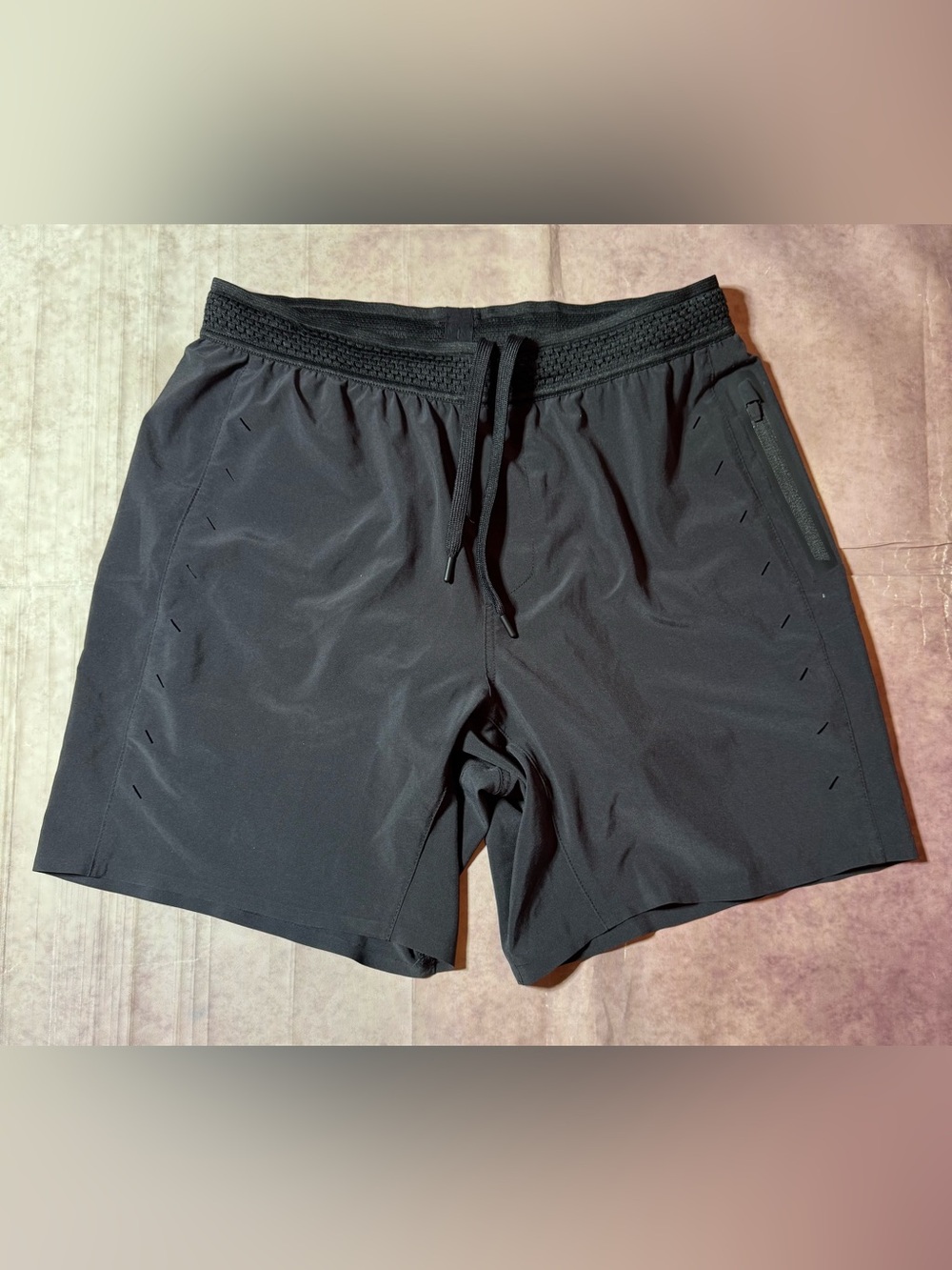 Ten Thousand Session Training Shorts Mens Sz Small 7” Inseam Black Lined Gym Run